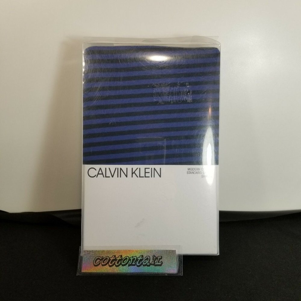 CALVIN KLEIN Samuel Modern Cotton Standard Shams -NEW in package